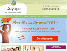 Tablet Screenshot of dayspa.fr